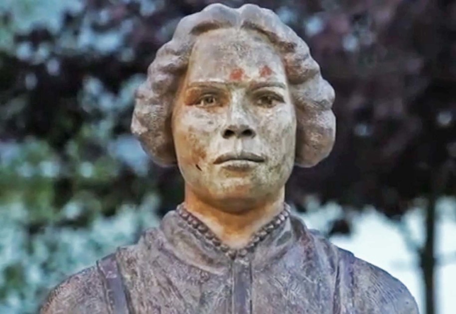 Bust of Mary Ann Shadd, black abolitionist, feminist, and publisher, by sculptor Artis Shreve Lane in the British Methodist Episcopal (BME) Freedom Park